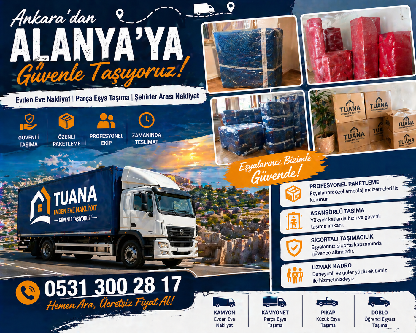 ankara alanya evden eve nakliyat