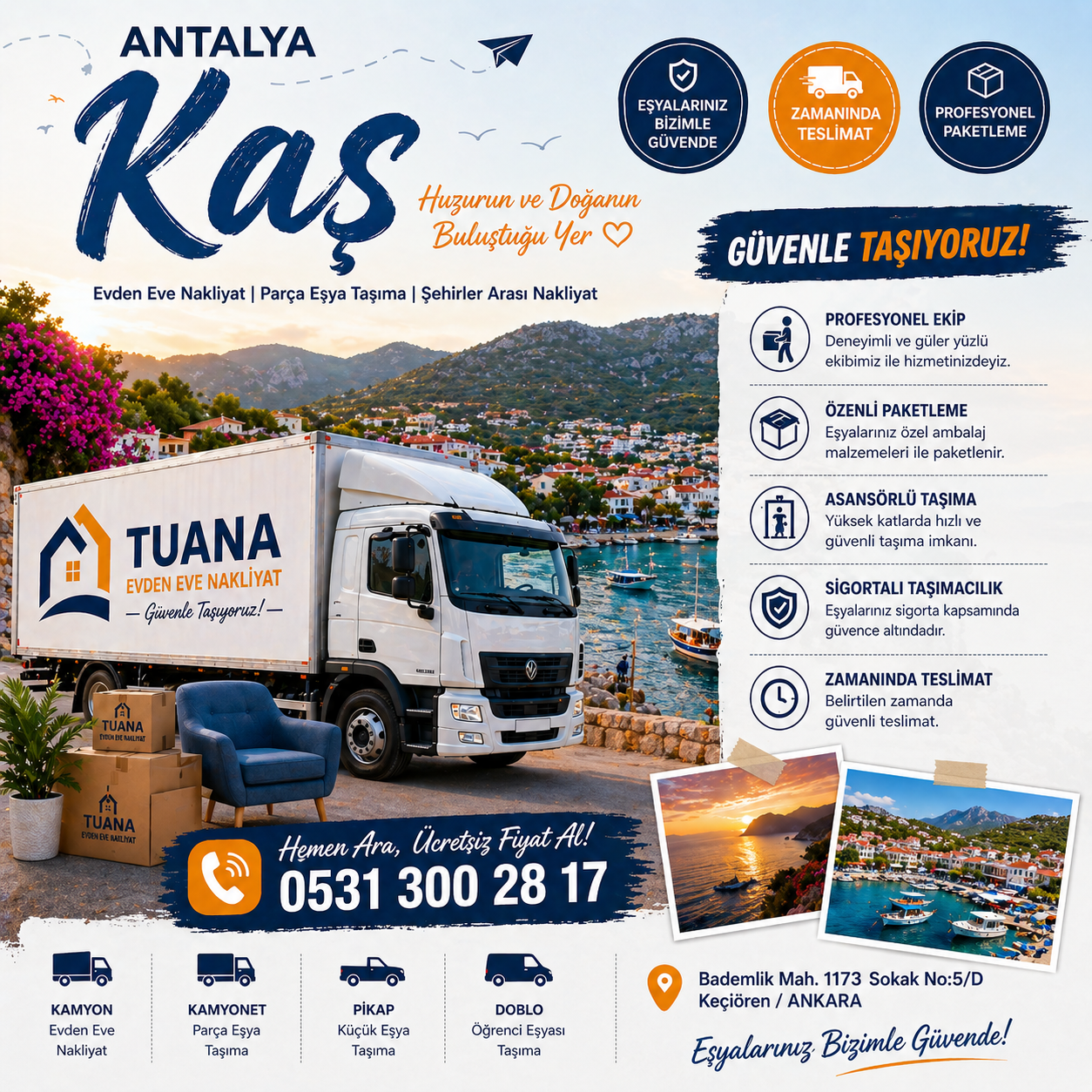Ankara Antalya Kaş Evden Eve Nakliyat 4 ankara antalya kas arasi evden eve nakliyat