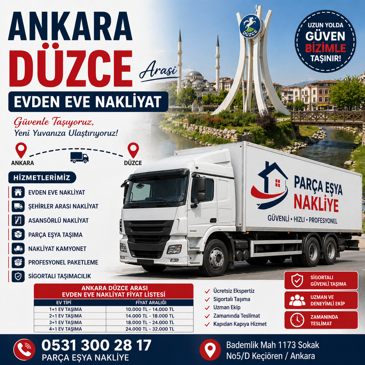 Ankara Düzce Evden Eve Nakliyat 2 ankara duzce arasi evden eve nakliyat