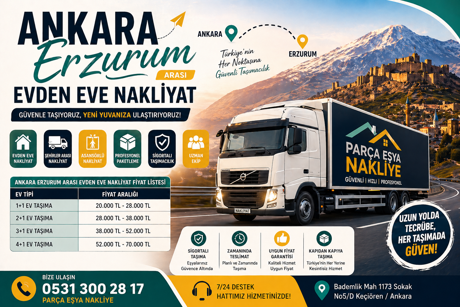 ankara erzurum nakliyat