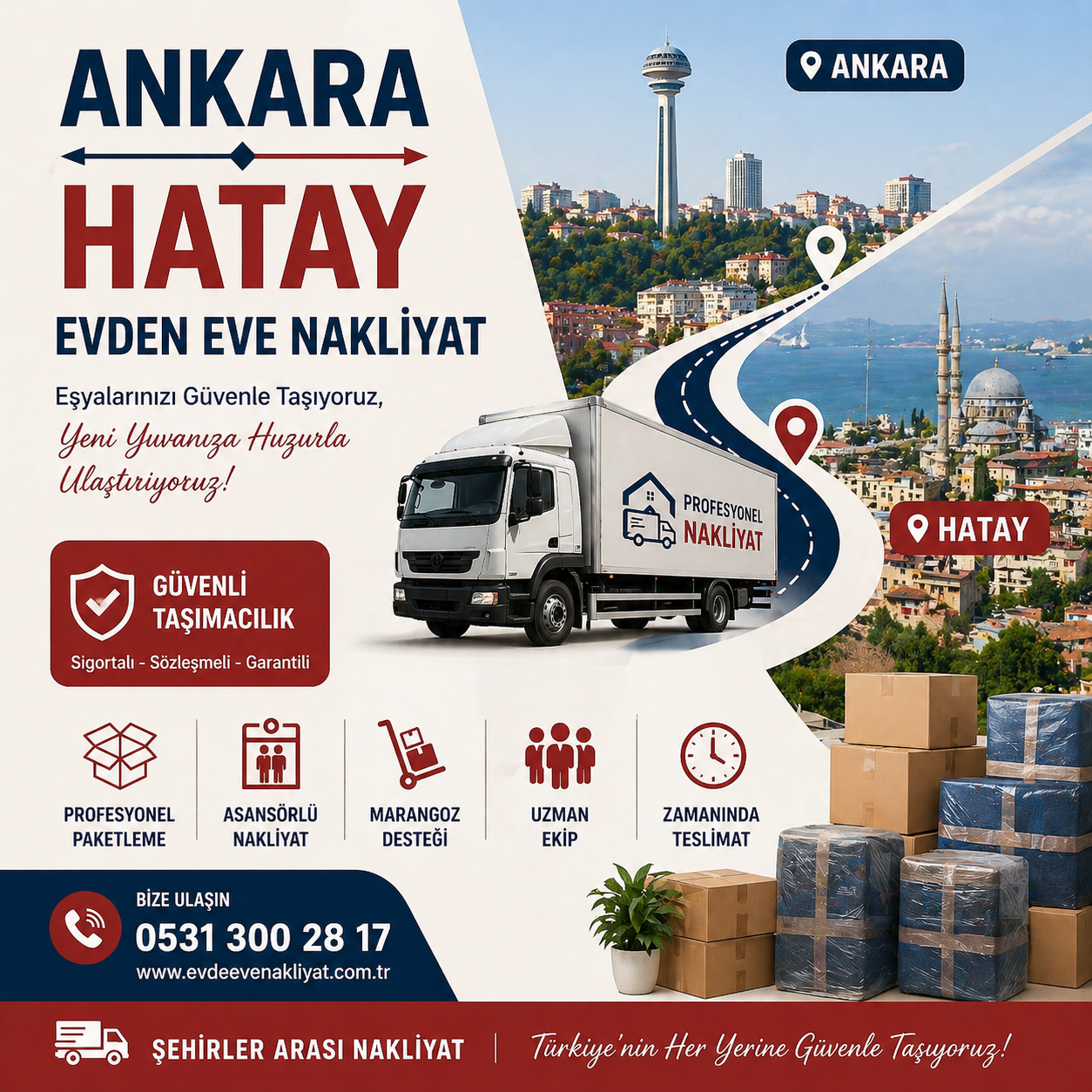 ankara hatay evden eve nakliyat