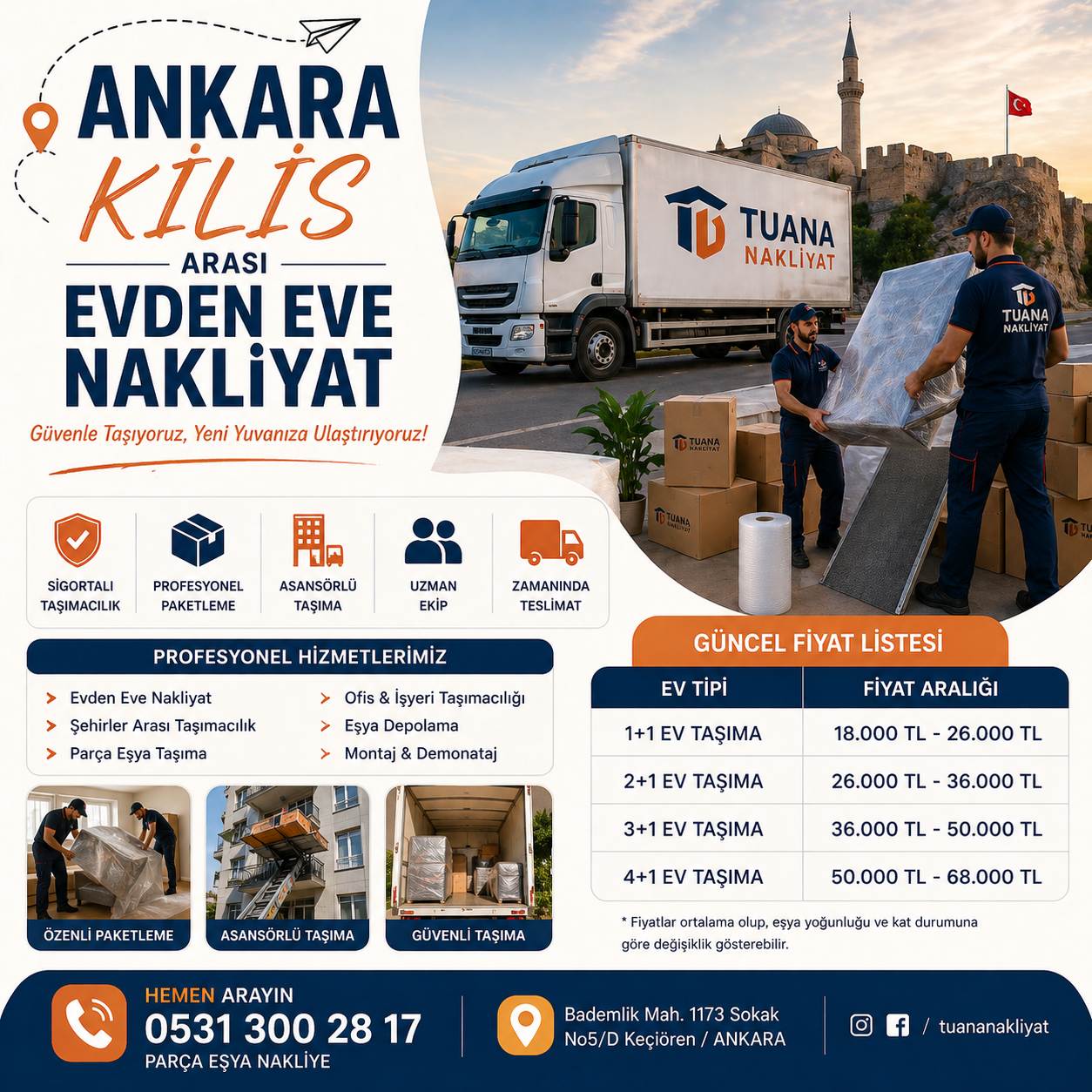 Ankara Kilis Evden Eve Nakliyat 2 ankara kilis arasi evden eve nakliyat