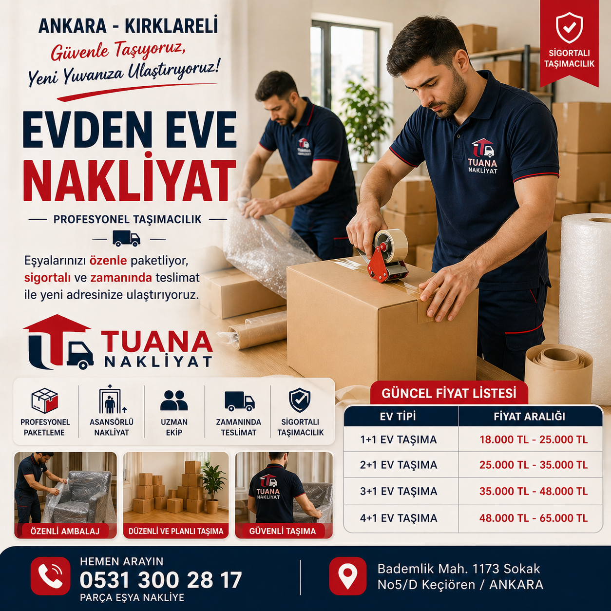 Ankara Kırklareli Evden Eve Nakliyat 2 ankara kirklareli arasi nakliyat