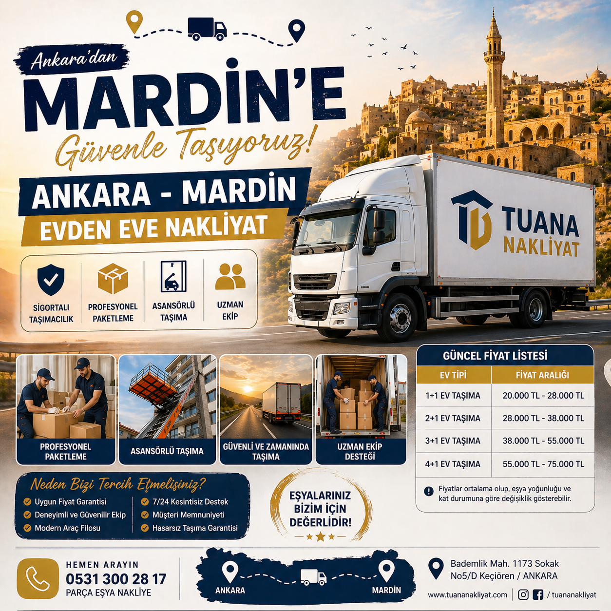 Ankara Mardin Evden Eve Nakliyat 2 ankara mardin arasi evden eve nakliyat