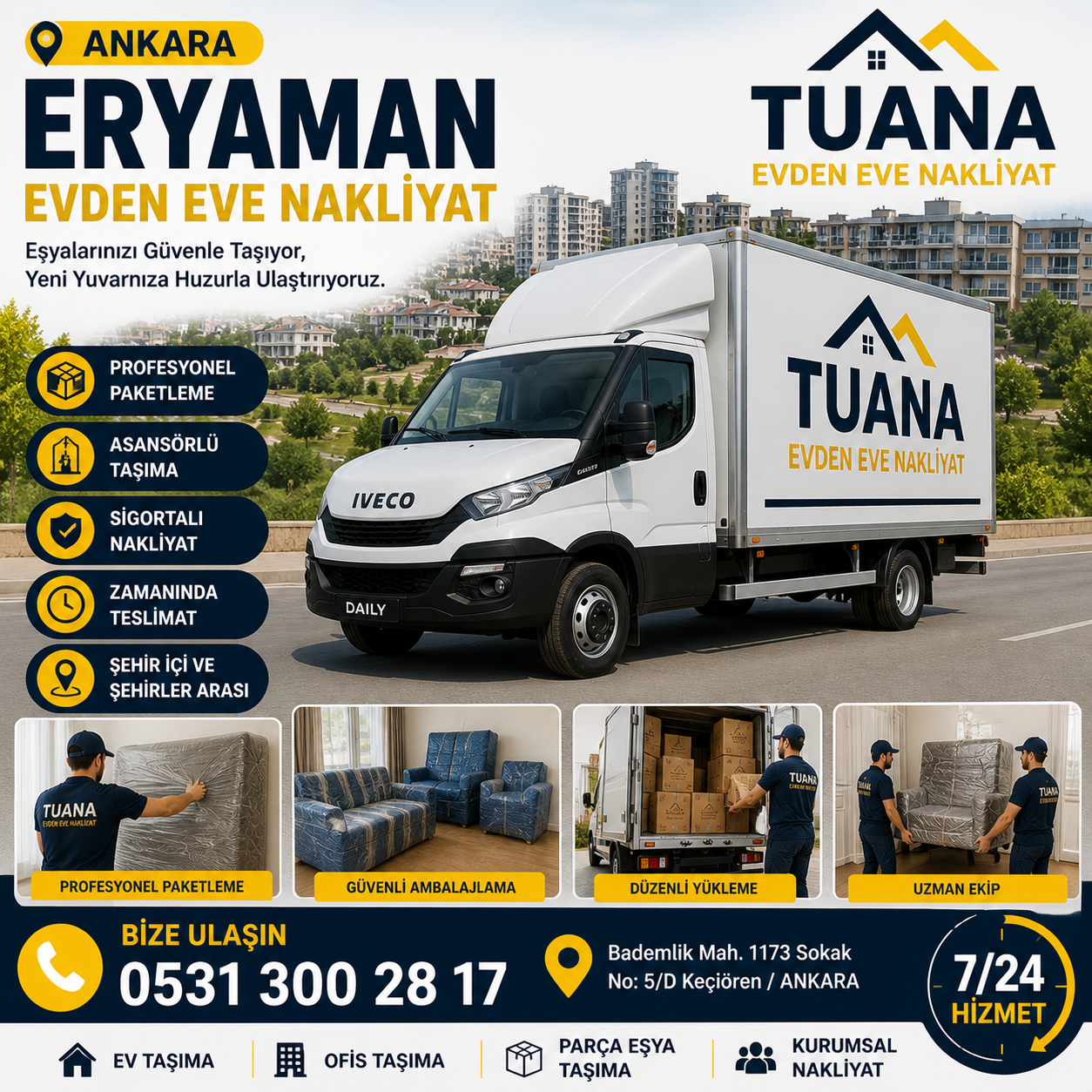ankaar eryaman evden eve nakliyat