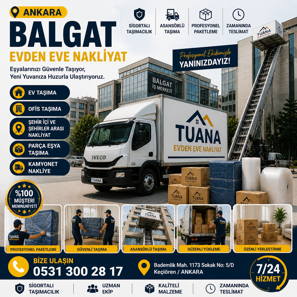ankara balgat evden eve nakliyat