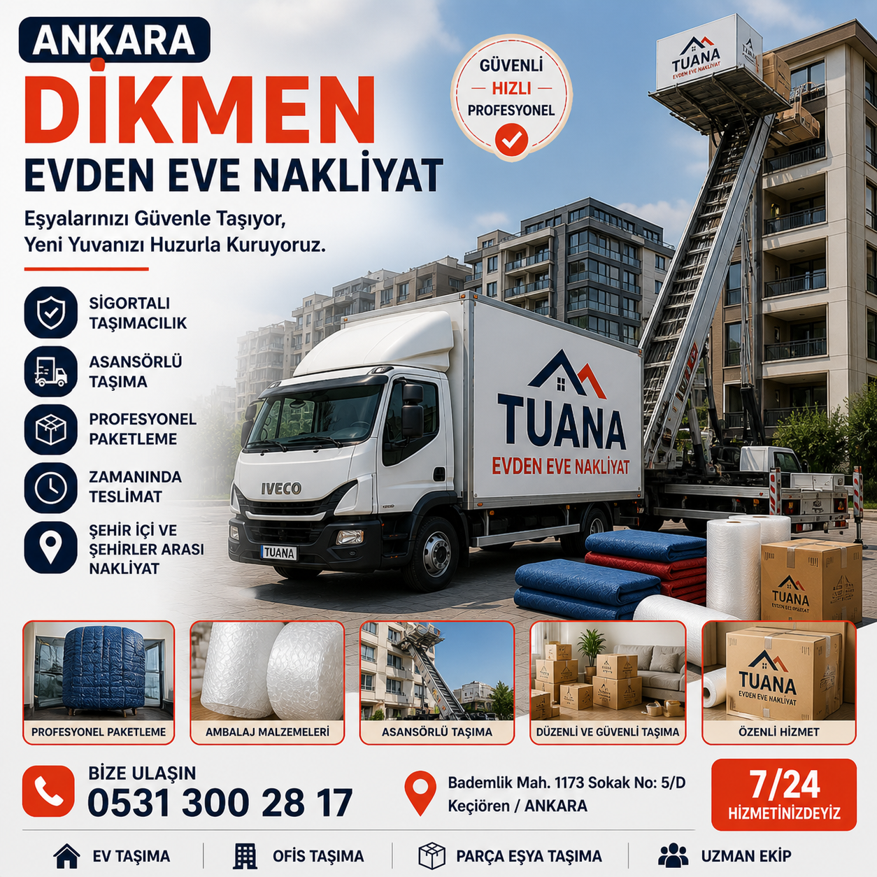 ankara dikmenevden eve nakliyat