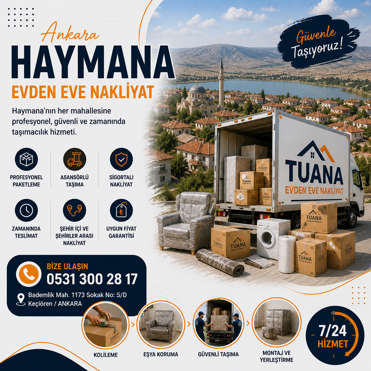 ankara haymana evden eve nakliyat