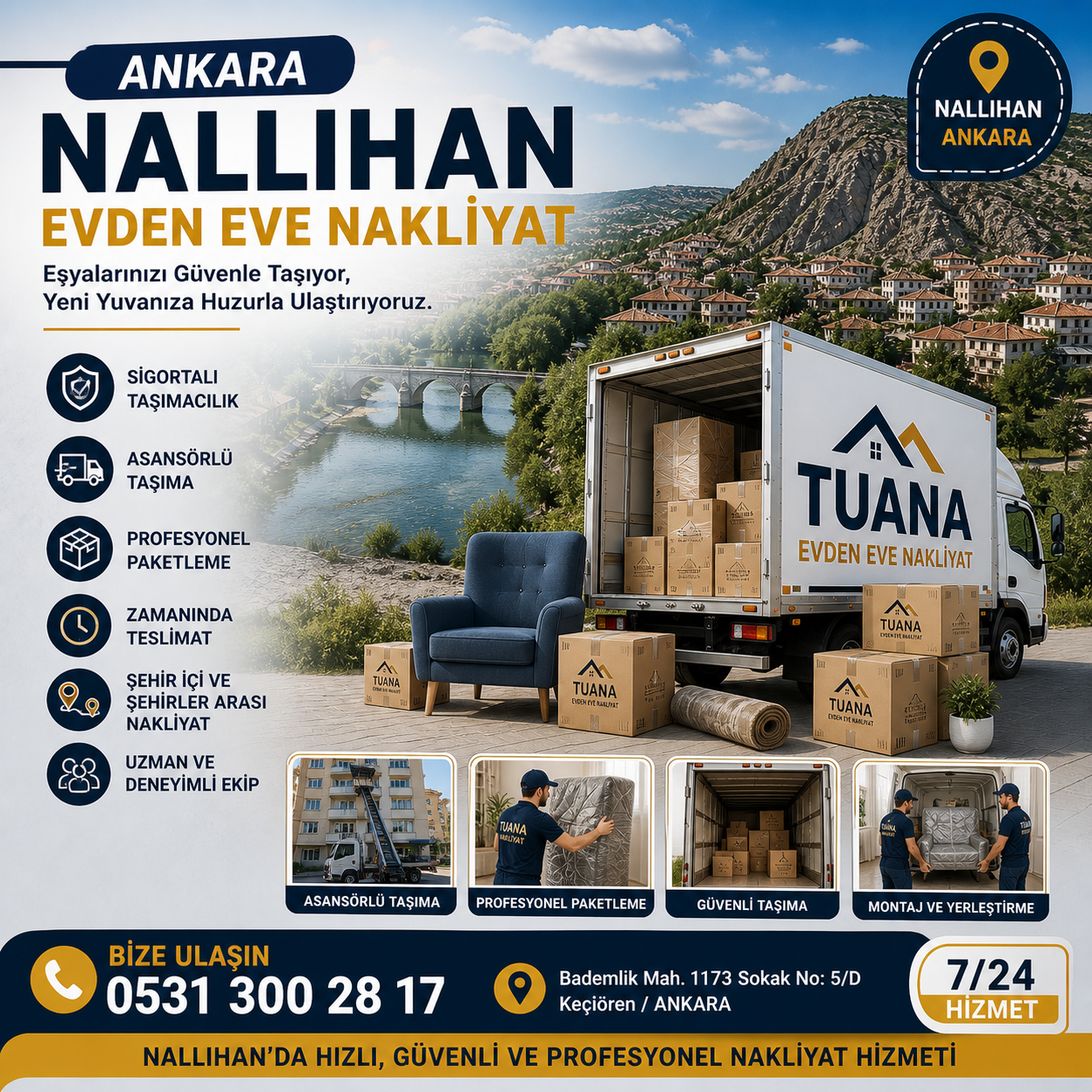ankara nallihan evden eve nakliyat