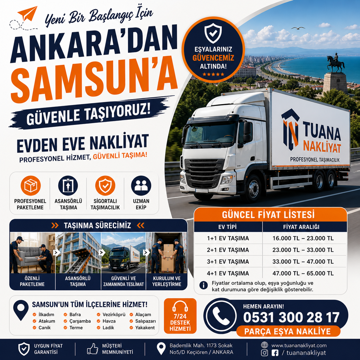 Ankara Samsun Evden Eve Nakliyat 2 ankara samsun arasi evden eve nakliyat